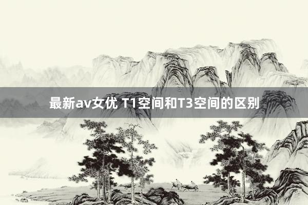 最新av女优 T1空间和T3空间的区别